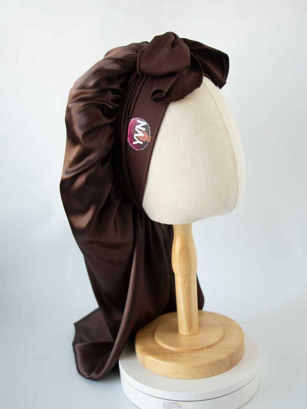 Bonnet de nuit en Satin Royale taille L