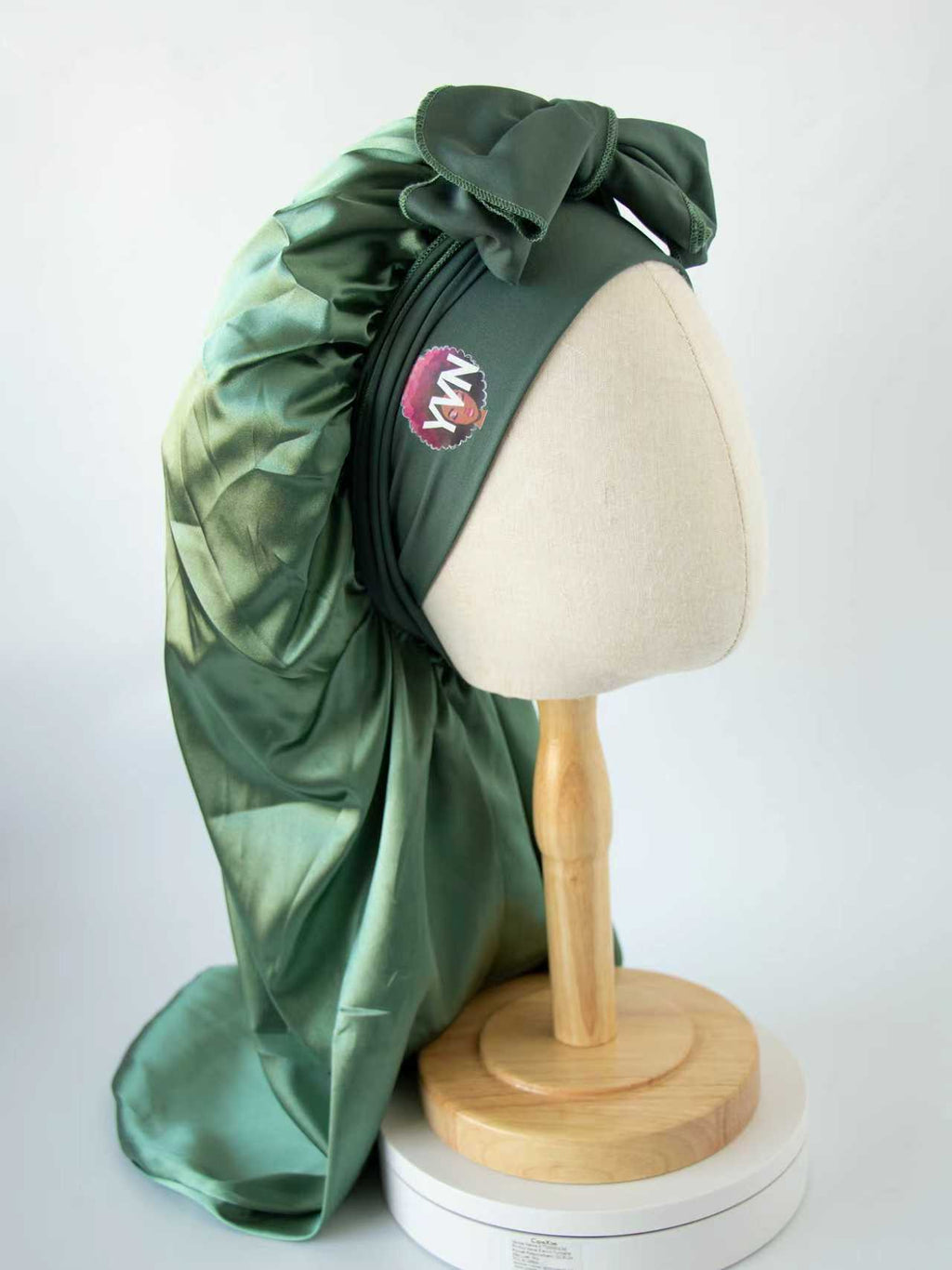 Bonnet de nuit en Satin Royale taille L