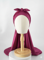 Bonnet de nuit en Satin Royale taille L