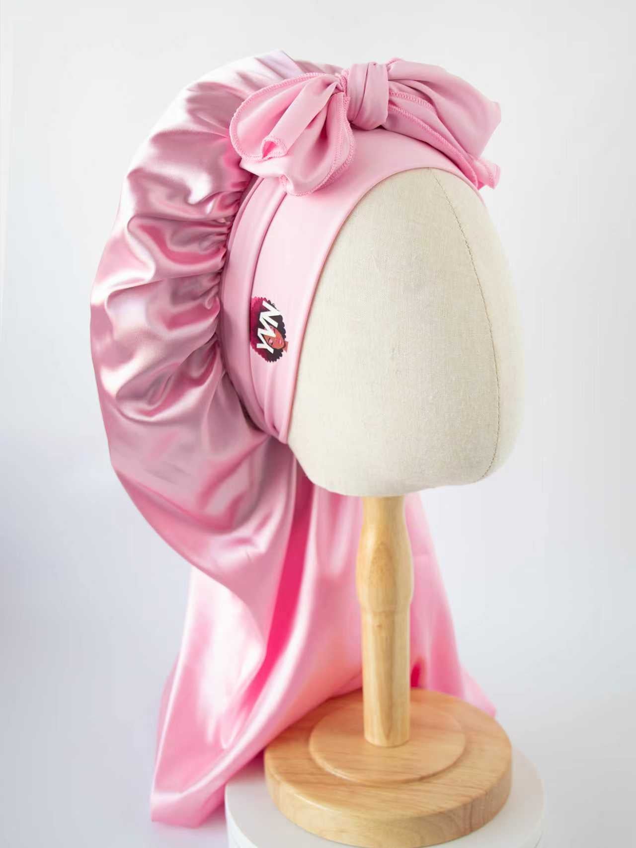 Bonnet de nuit en Satin Royale taille L